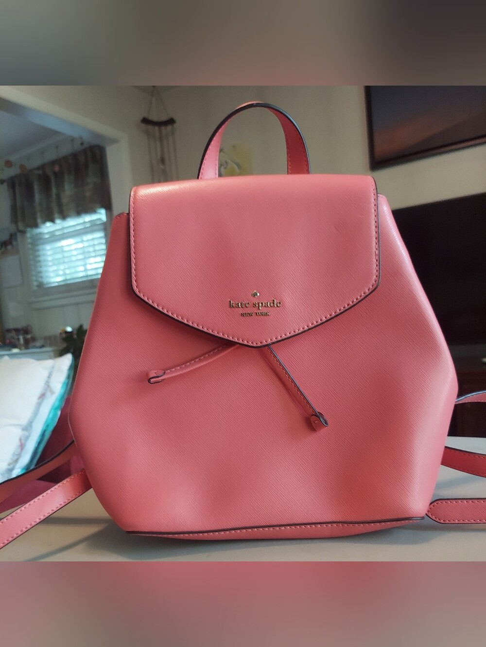 Kate Spade Leather Backpack In Pink